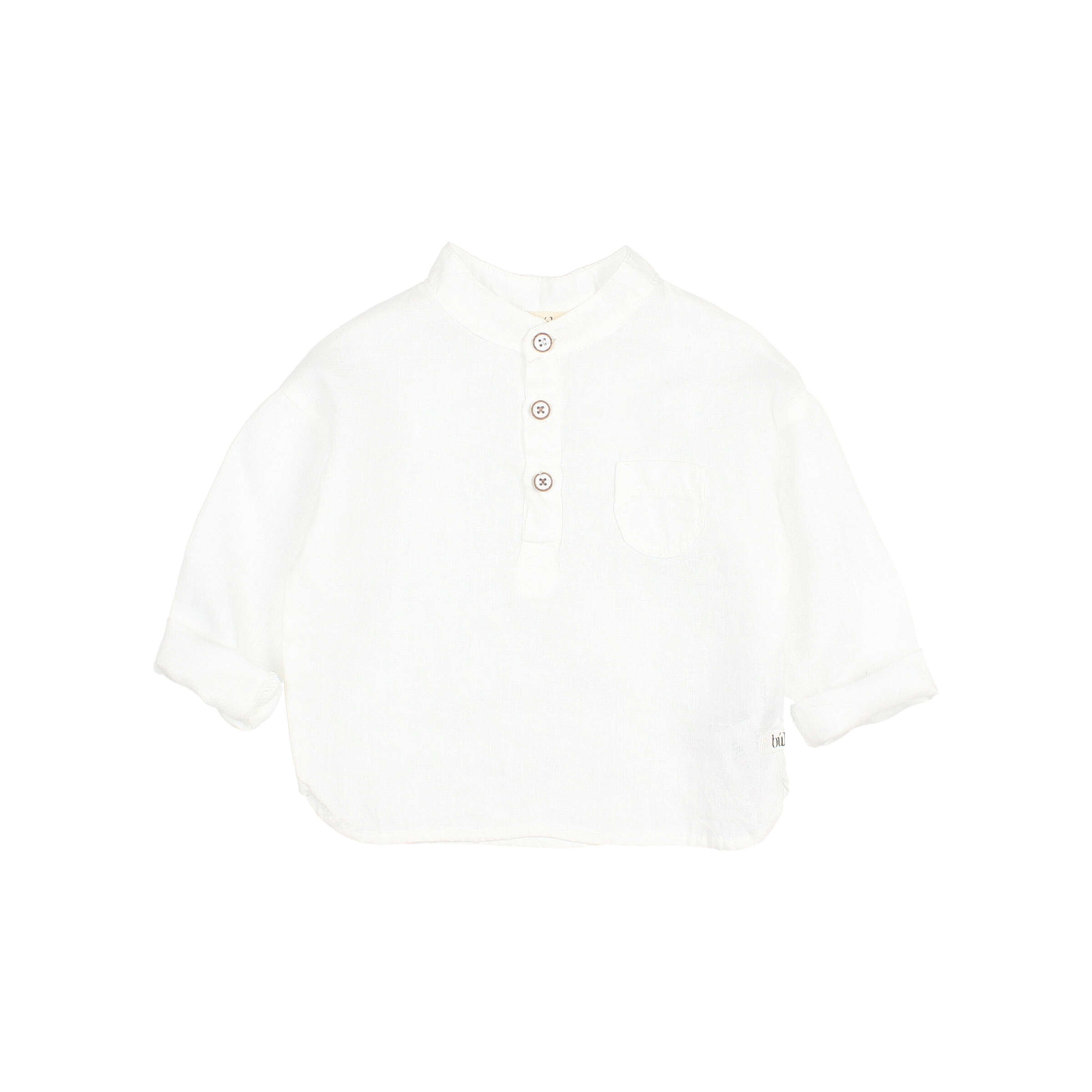 Linen Kurta Shirt (White)