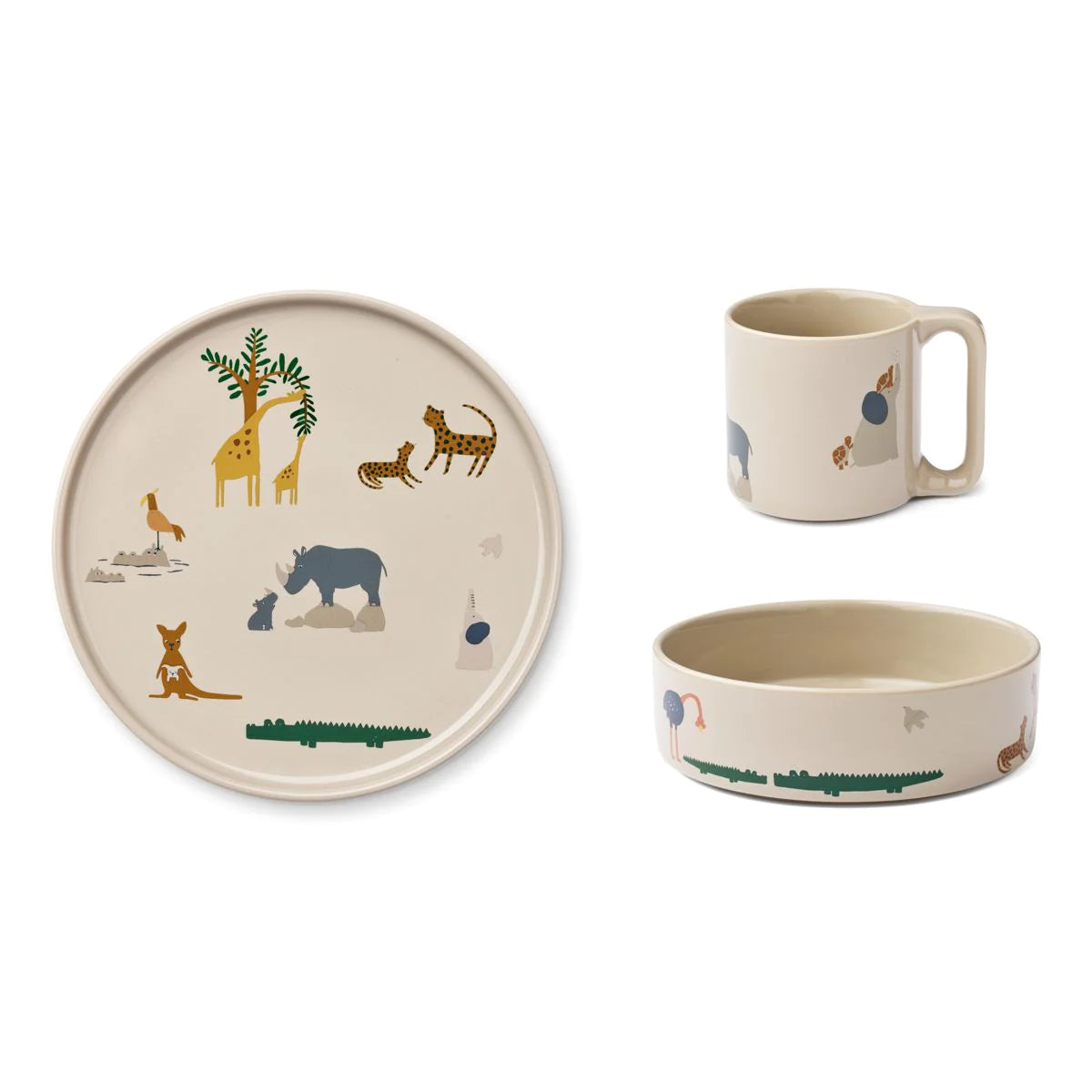 Camren Porcelain Tableware Set (All together/Sandy )