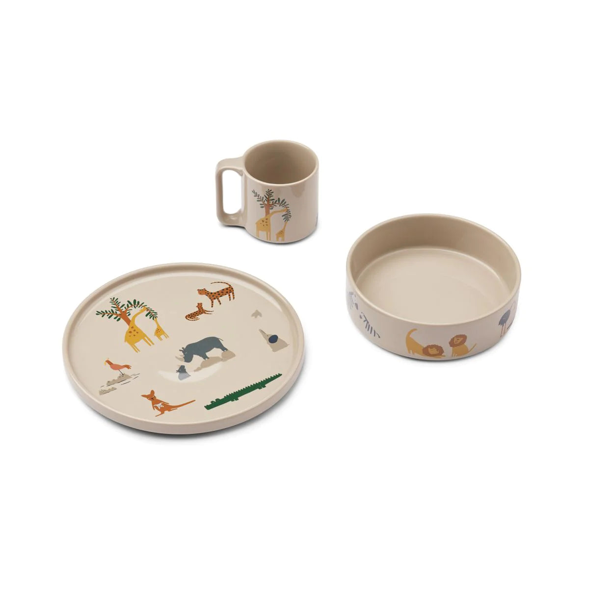 Camren Porcelain Tableware Set (All together/Sandy )