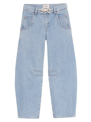 Lilia Barrel Jeans (Beachwave Drawcord) Blue Girls - Bottoms DL1961 - Kuwait - Saudi Arabia