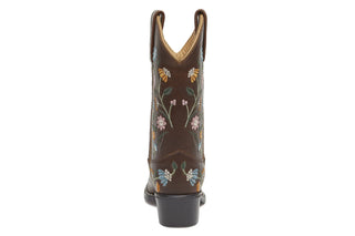 Bouquet Dark Brown Boots Girls - Shoes Bootstock - Kuwait - Saudi Arabia