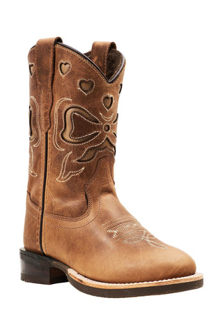 Limited Cowboy Boots Ranger Bow x Bootstock (Cognac) Girls - Shoes Copenhagen Colors - Kuwait - Saudi Arabia