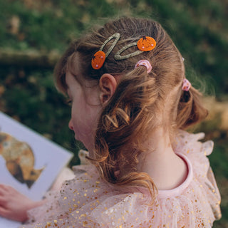 Little Pumpkin Clips Girls - Hairclips Rockahula - Kuwait - Saudi Arabia