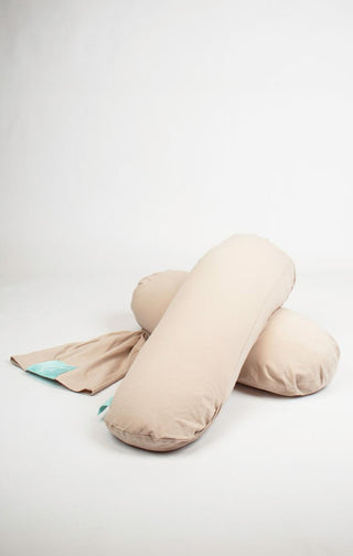 Pregnancy Pillow (Linen Beige) Pregnancy Pillows Najell - Kuwait - Saudi Arabia