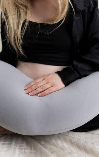 Pregnancy Pillow (Mercury Grey) Pregnancy Pillows Najell - Kuwait - Saudi Arabia