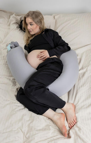 Pregnancy Pillow (Mercury Grey) Pregnancy Pillows Najell - Kuwait - Saudi Arabia