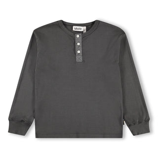 Riff Long Sleeve (Raven) Black Boys - Longsleeve Top Molo - Kuwait - Saudi Arabia