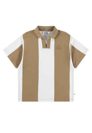 Rexx T-shirt (Elmwood Stripe) Beige Boys - T-Shirt Molo - Kuwait - Saudi Arabia