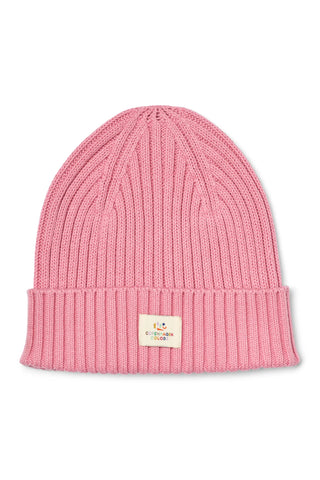 Cotton Knitted Classic Beanie (Blossom Pink)