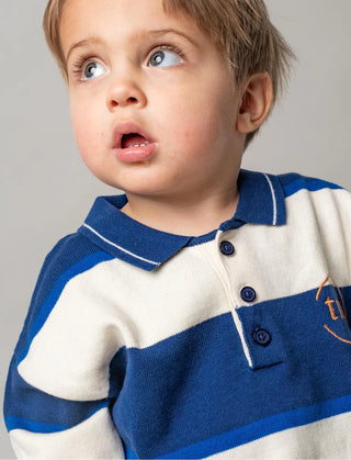 Vagnar Sweater & Janus Pants Set (Blue Stripe)