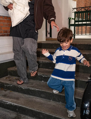 Vagnar Sweater & Janus Pants Set (Blue Stripe)