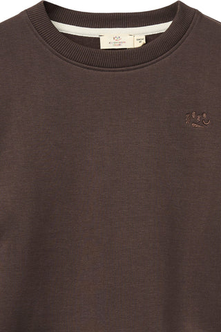 Classic Sweatshirt & Joggers Set (Brown Melange)