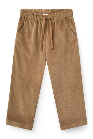 Corduroy Overshirt & Pants Set (Brown)