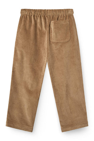 Corduroy Overshirt & Pants Set (Brown)