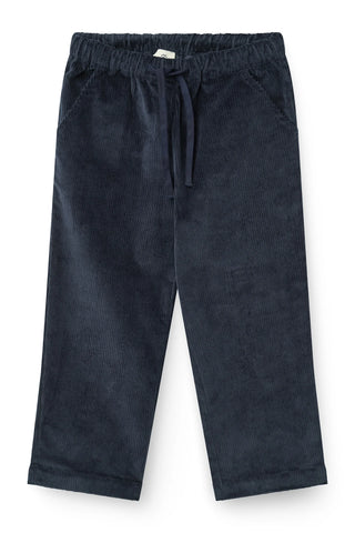 Corduroy Pant W. Adj. Waist (Navy)