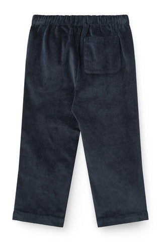 Corduroy Pant W. Adj. Waist (Navy)