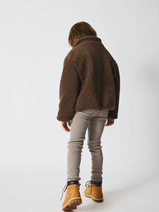 Rori Unisex Teddy Jacket (Major Brown)