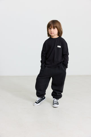 Norah Elia Unisex Sweatshirt Set (Jet Black)