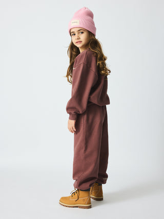 Norah Elia Unisex Sweatshirt Set (Marron Plum)
