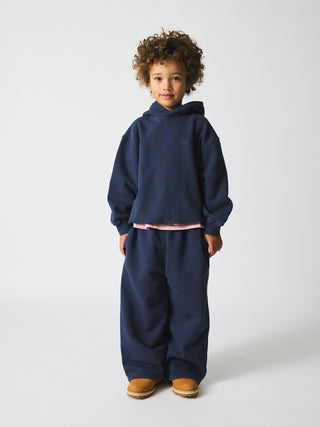 Nicolaj Francis Embr Hoodie Set (Mood Indigo Blue)