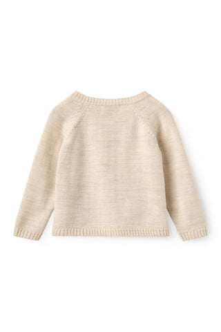 Classic Merino Baby Set (Pale Cream Melange)