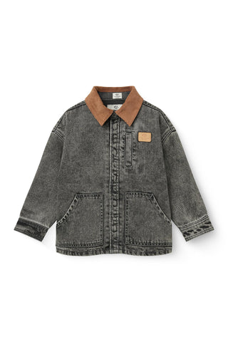 Denim Jacket & Jeans Set (Grey Washed)