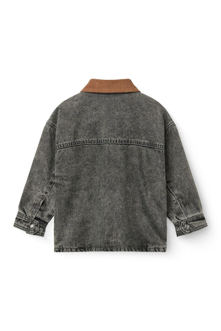 Denim Jacket & Jeans Set (Grey Washed)