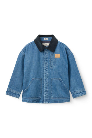 Denim Jacket & Jeans Set (Indigo Blue)