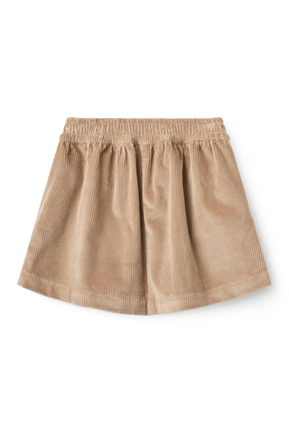 Corduroy Jacket & Skirt (Beige)