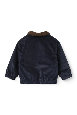 Corduroy Bomber Jacket (Navy)