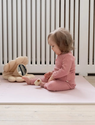 Alva Foam Play Mats Square (Rose Blush)