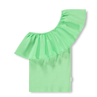 Rebecca Top (Green Garden) Green Girls - Tops Molo - Kuwait - Saudi Arabia