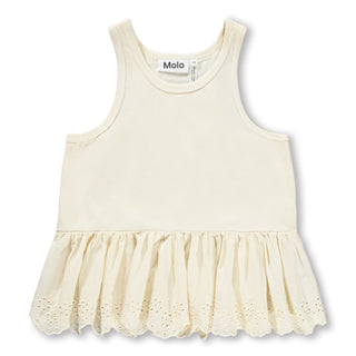 Rosa Top (Pearled Ivory) White Girls - Tops Molo - Kuwait - Saudi Arabia