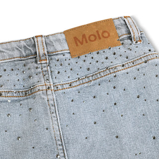 Bera Skirt (Rhinestone Denim) Skirts Molo - Kuwait - Saudi Arabia