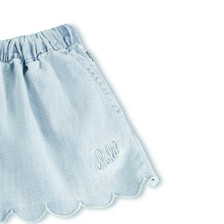 Addie Shorts (Washed Chambrey) Girls - Shorts Molo - Kuwait - Saudi Arabia