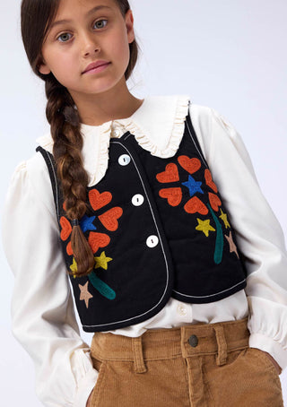 Robbin Shirt (Buttercream) Girls - Shirt Molo - Kuwait - Saudi Arabia