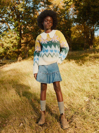 Robbin Shirt (Buttercream) Girls - Shirt Molo - Kuwait - Saudi Arabia