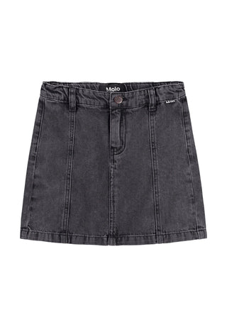 Bellamy Skirt (Grey Washed Denim) Skirts Molo - Kuwait - Saudi Arabia