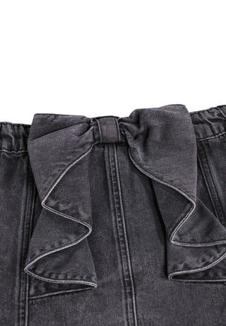 Bellamy Skirt (Grey Washed Denim) Skirts Molo - Kuwait - Saudi Arabia
