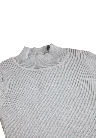 Ginevra Glitter Top (Grey Silver) Girls - Tops Molo - Kuwait - Saudi Arabia