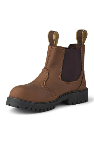 Chelsea Cowboy Boots w. Warm Lining (Dk. Brown)