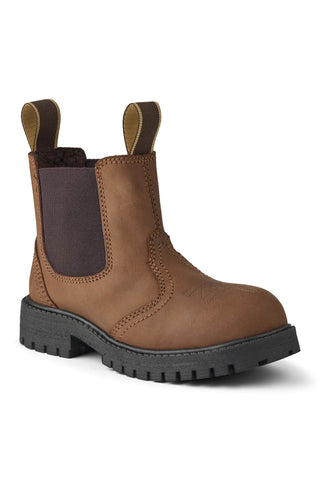 Chelsea Cowboy Boots w. Warm Lining (Dk. Brown)
