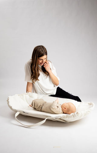 SleepCarrier X (Bouclé White) Mama - Baby Carriers Najell - Kuwait - Saudi Arabia