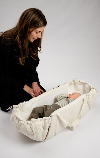 SleepCarrier X (Bouclé White) Mama - Baby Carriers Najell - Kuwait - Saudi Arabia