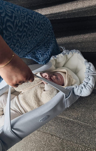 SleepCarrier X (Sky Blue) Mama - Baby Carriers Najell - Kuwait - Saudi Arabia