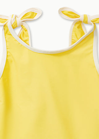 Elizabeth Swimsuit (Citron) Girls - Swimsuits Petit Pommes - Kuwait - Saudi Arabia