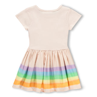 Carin Dress (Pink Rainbow) Dresses Molo - Kuwait - Saudi Arabia