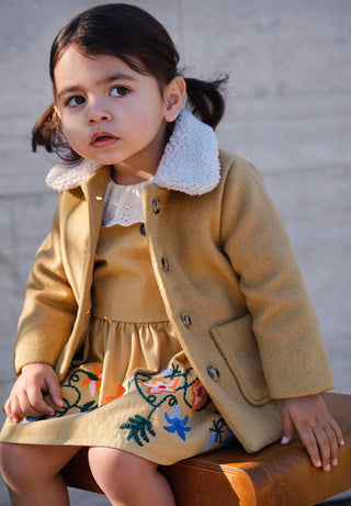 Colleena Dress (Camel) Dresses Molo - Kuwait - Saudi Arabia