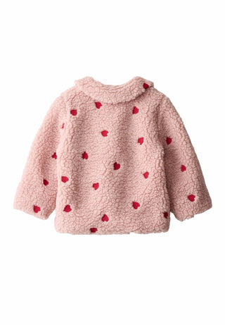 Ursula Fleece Jacket (Red Hearts Soft) Girls - Jacket Molo - Kuwait - Saudi Arabia