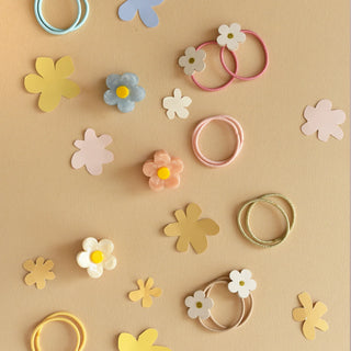 Mini Daisy Claw Clips 3 Pack Girls - Hairclips Rockahula - Kuwait - Saudi Arabia
